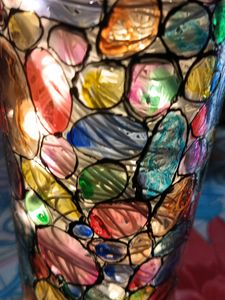 Designer Glass Bottle For Decor