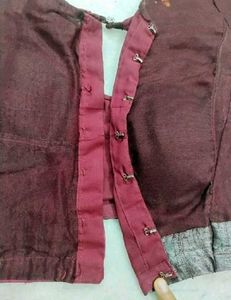 Brown Colour Cotton Blouse