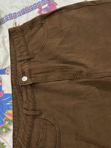 Brown Mini Skirt