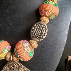 Orange Unique Necklace