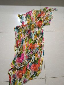 Floral Palazzo And Dupatta