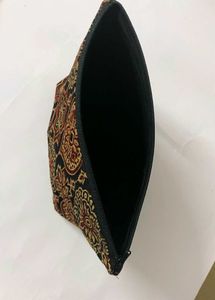 Ajrakh printed Makeup Bag/ Skincare Bag
