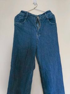 Wide Leg Denim Jeans