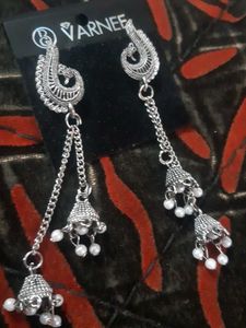 Varnee Peacock Jhumka Earrings