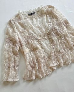 Fairycore Lace Top