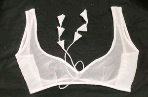 sheer backless blouse (all size colour avail)