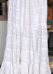 White Long Skirt