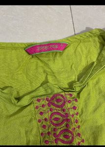 Kurti Green Colour
