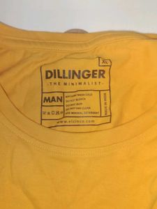 DILLINGER Yellow Striped T-shirt