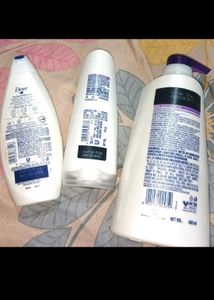 DOVE SHAMPOO CONDITIONER BODY WASH