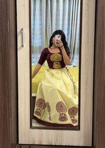 Kathakali Blouse Available In Maroon