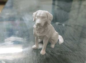 Dog Showpiece 3d Printed