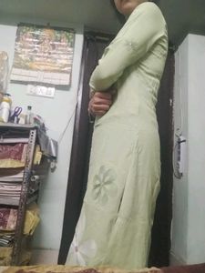 Pishta Green Straight Kurta For Women