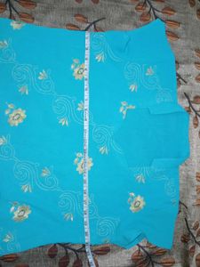 Blue Floral kurta