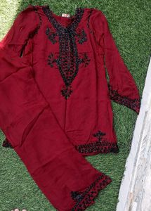 Embroidered Kurta Set