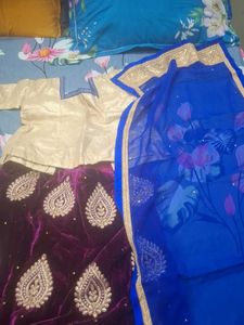 Elegant Embroidered Lehenga Choli Set