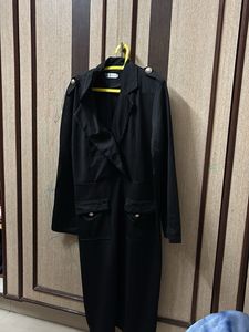 Black Midi Dress New Not Used At All