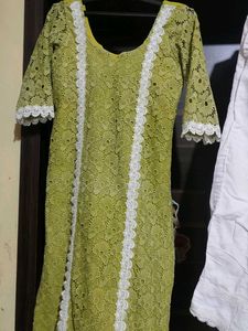 Green Kurta Set pakistani look
