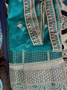 Green Lehenga Choli Set