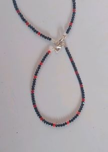 Black And Red Moti Payal