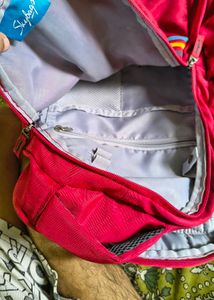 Skybags Backpack Unisex Red Printed
