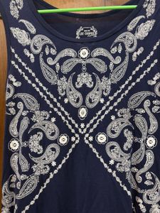 Printed Tunic Top