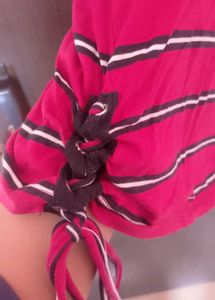 Red striped tshirt ❤️