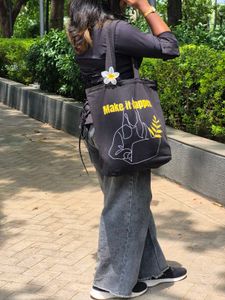 Lace-Up Back Black Blouse (SWAP AVAILABLE)