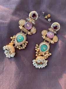 Gold Plated Light Weight Handcrafted Jhumki