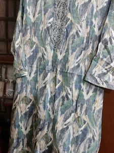 Leaf Print Kurta