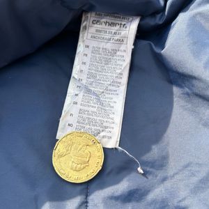 Carhartt WIP Men&#39;s NavyFur Anchorage ParkaJacket