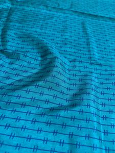 Elegant Purple Printed  material for making scrunc