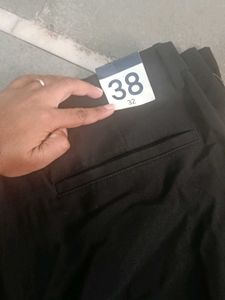 Wide Leg black pant for Men
