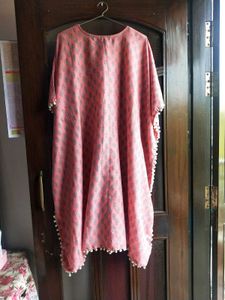 Floral Kaftan Dress, Cotton