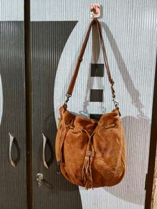 Boho Leather Hobo Bag