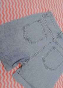 Light Wash Denim Shorts