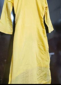 Yellow Sharara Suit With Dupatta For 36 Bust