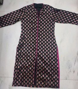 Patterned Duster Suit