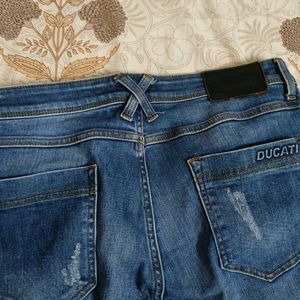 Blue distress Denim Jeans