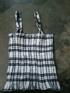 Plaid Cami Top