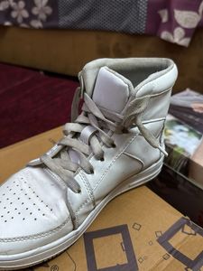 White High-Top Sneakers