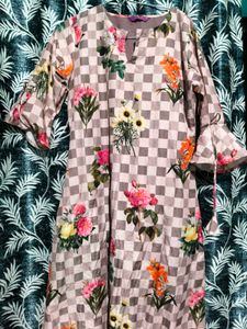 libas M Floral Print Kurta