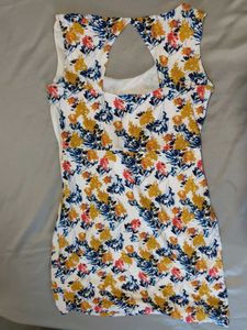 Floral Print Mini Dress