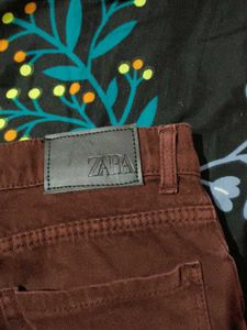 Brown Wide Leg Jeans