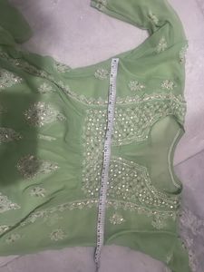 Chikankari Kurta With Gotapatti Work