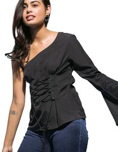 One-Shoulder Corset Top