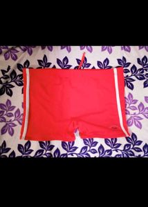 Mens Swimming Trunks - Red and White