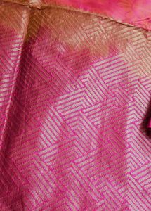 Pink Banarasi Silk Saree