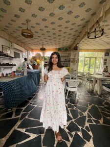 Floral Off-Shoulder Maxi Dress