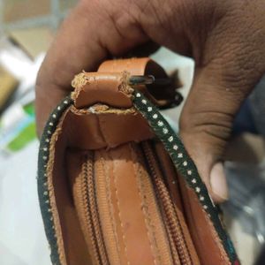 Slightly Used Shoulder Bag With Compartment.